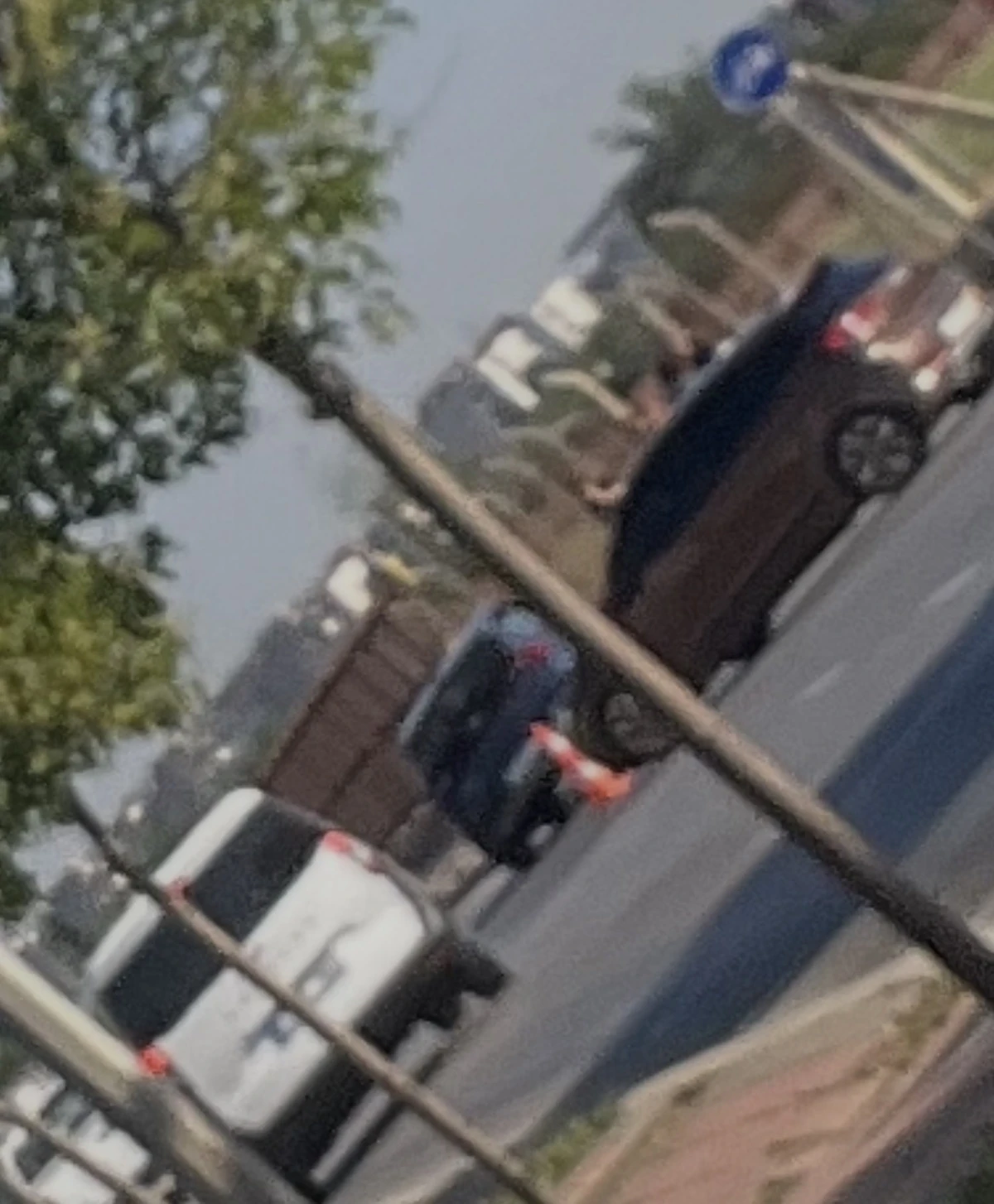 17 Burda AVM Yan Yolunda Maddi Hasarlı Trafik Kazası