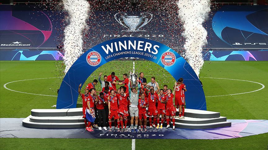  Şampiyonlar Ligi kupası 6. kez Bayern M&uuml;nih'in