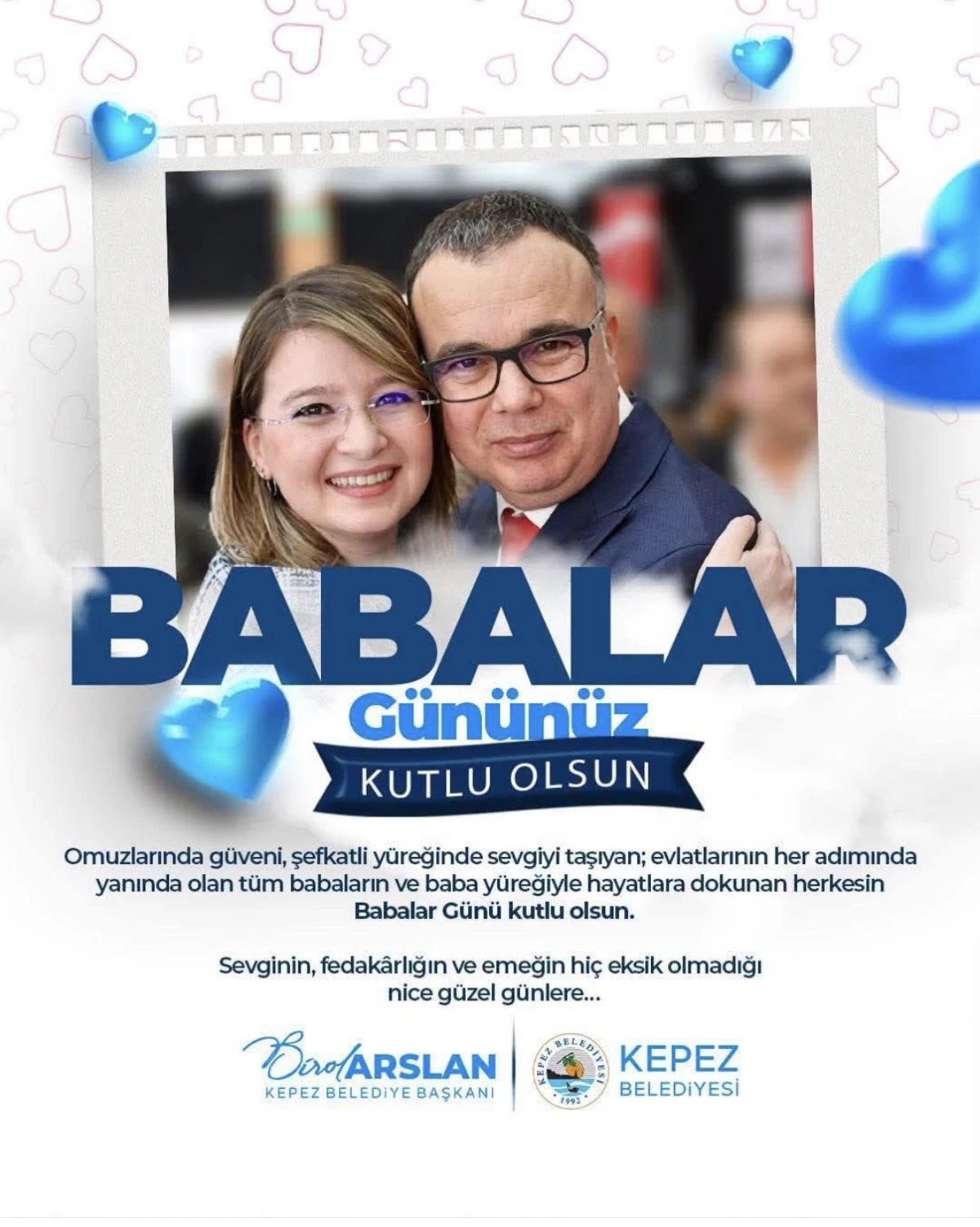 Başkan Arslan&rsquo;dan Babalar G&uuml;n&uuml; Mesajı