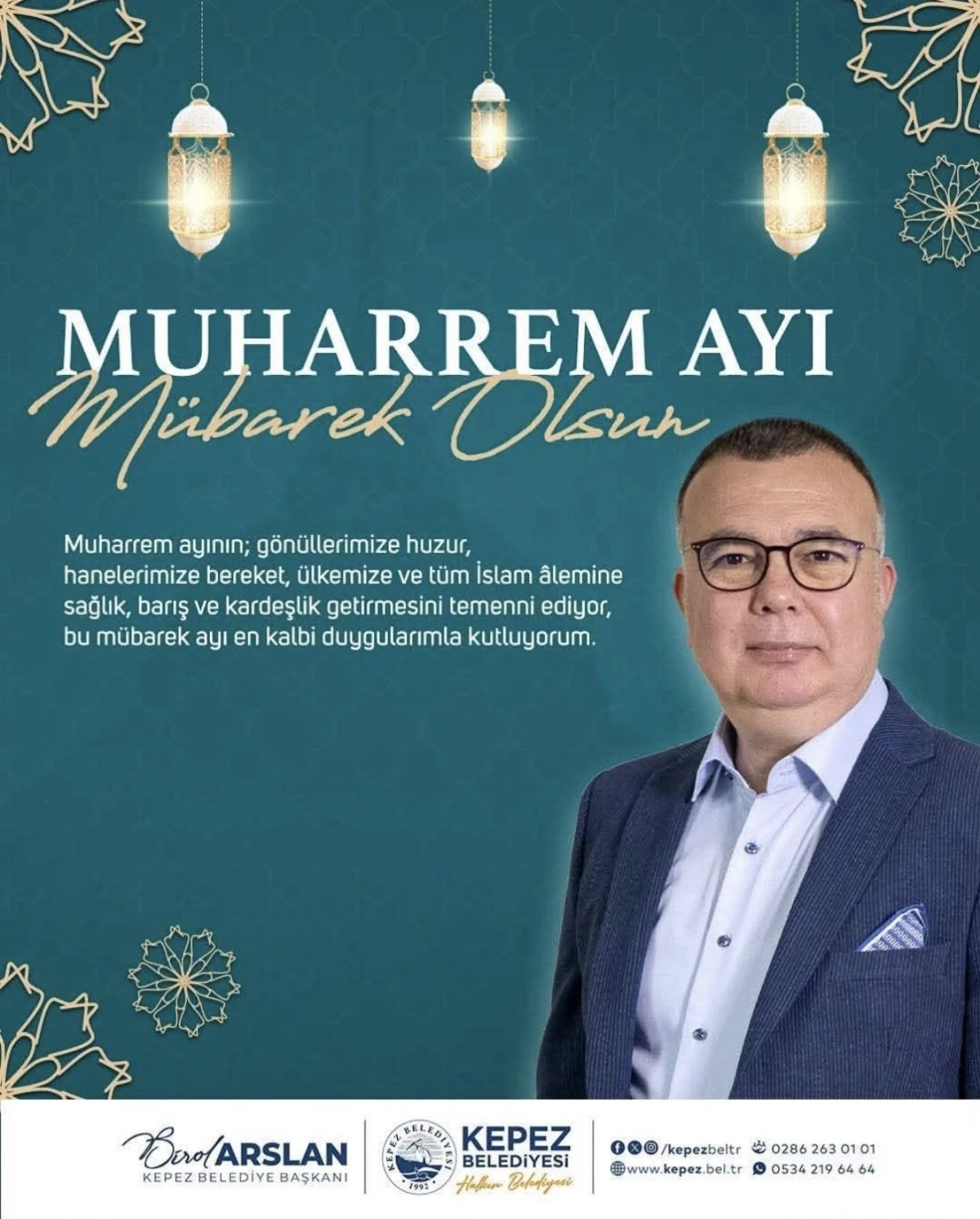 Başkan Birol Arslan&rsquo;dan Muharrem Ayı Mesajı