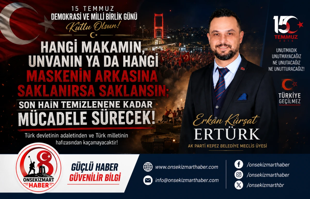&ldquo;Hangi Makamın, Unvanın ya da Maskenin Arkasına Saklanırsa Saklansın; Son Hain Temizlenene Kadar M&uuml;cadele S&uuml;recek!&rdquo;