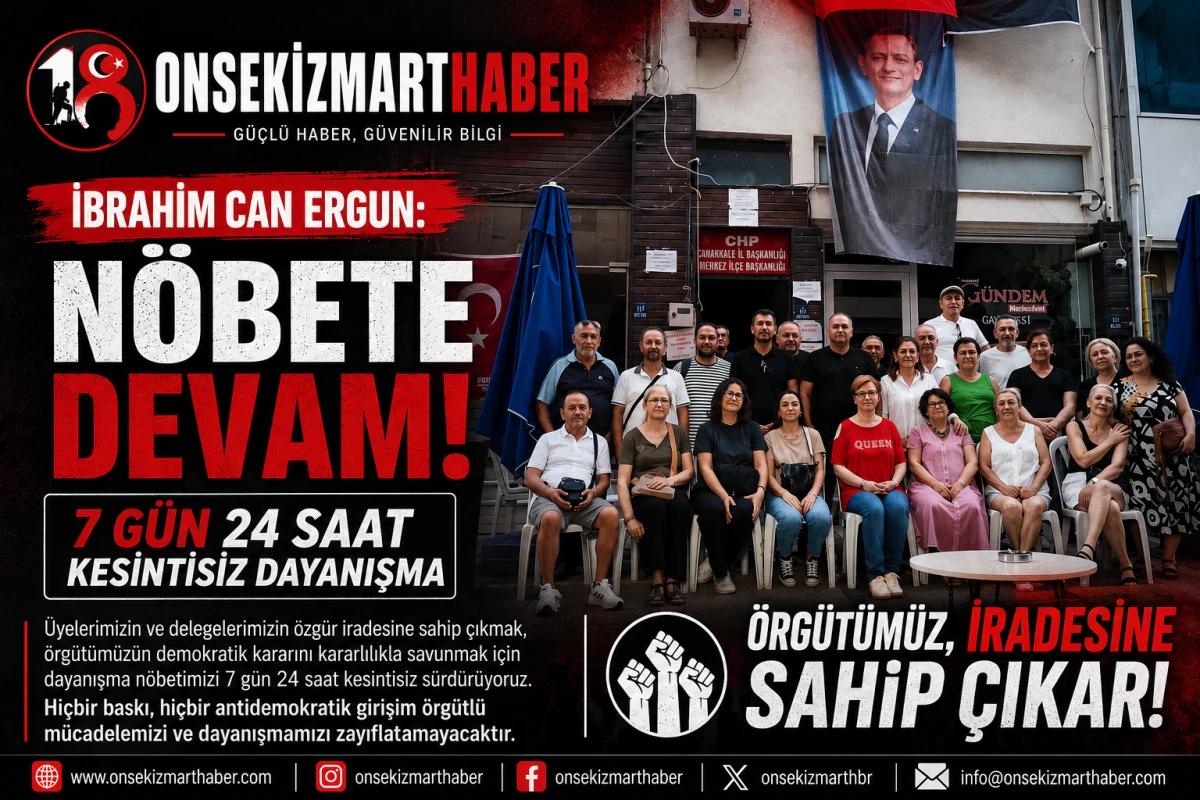 İbrahim Can Ergun: &ldquo;Dayanışma N&ouml;betimizi Kararlılıkla S&uuml;rd&uuml;r&uuml;yoruz&rdquo;