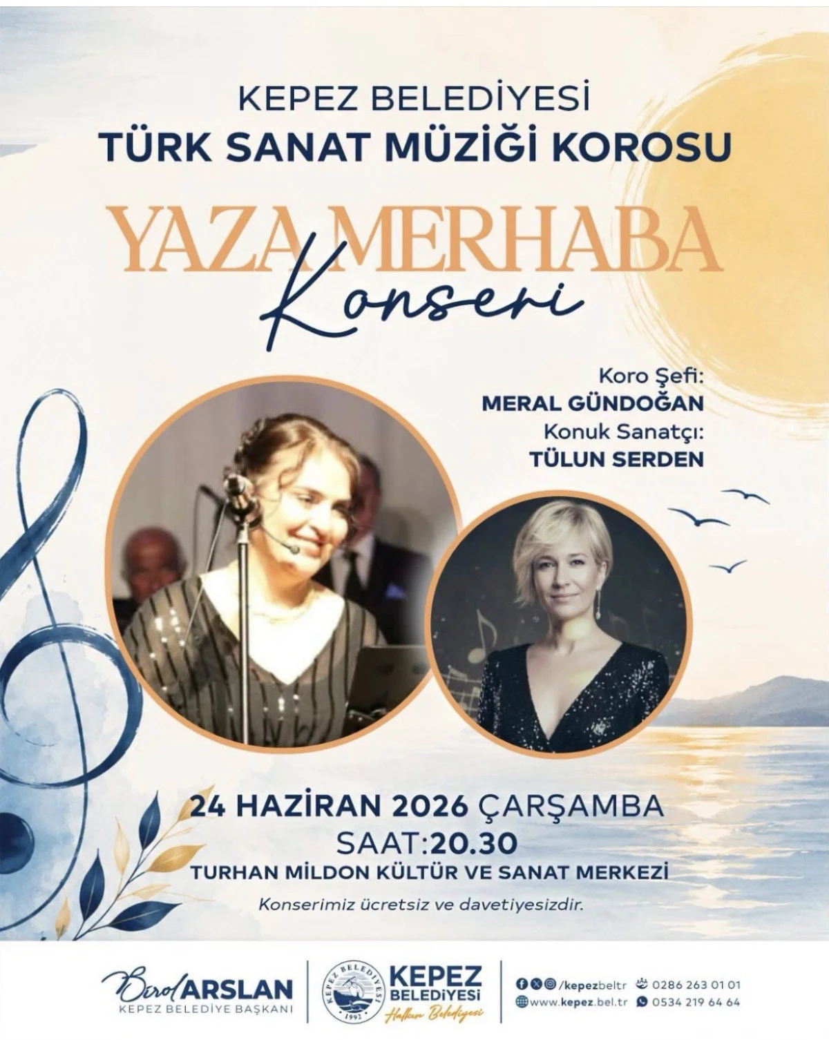 Kepez&rsquo;de T&uuml;rk Sanat M&uuml;ziği R&uuml;zg&acirc;rı Esecek