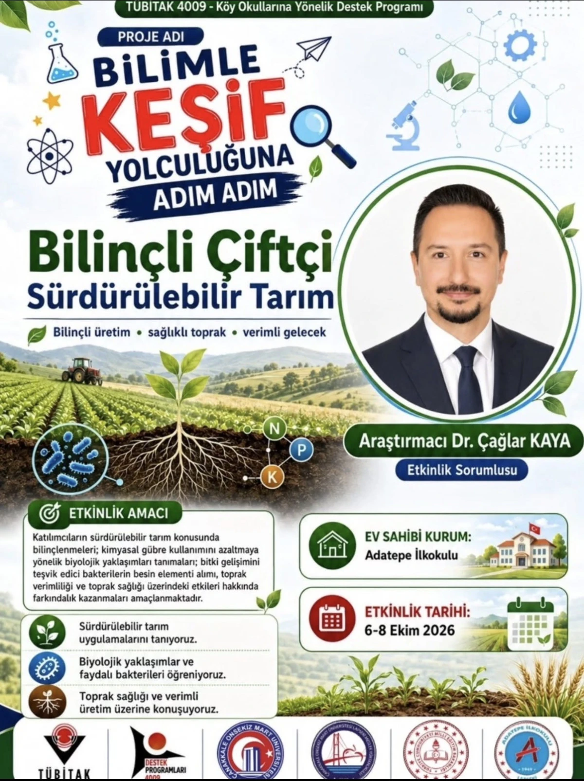 K&ouml;y Okullarında Bilimle Tarıma Yolculuk Başlıyor!
